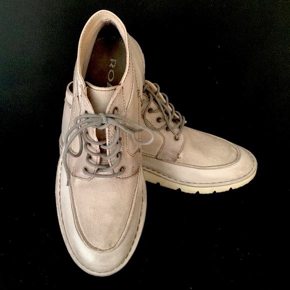 ROAN by BED|STU Glenn Leather/Canvas Hightops - Picture 1 of 8